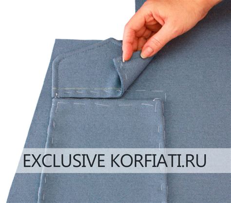 Добавляем карманы и каркас