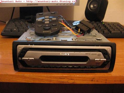 Использование радиофункции магнитолы Sony Xplod 45Wx4
