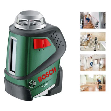 Как включить лазерный уровень Bosch PLL 360