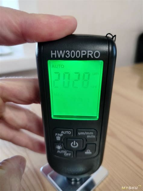 Как использовать толщиномер HW300Pro
