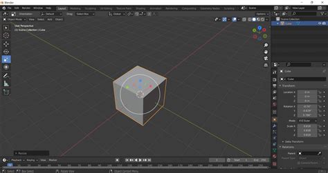 Как создать все грани в Blender
