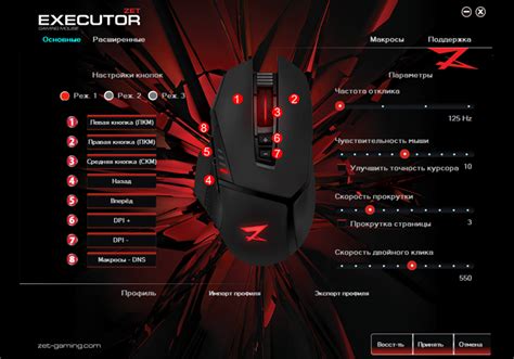 Описание макроса на мышке Ardor Gaming