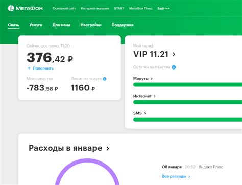 Отключение услуги МегаФон Прогноз через личный кабинет