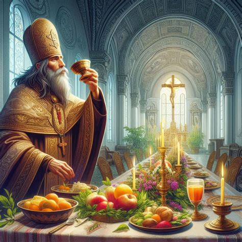 Перед едой: