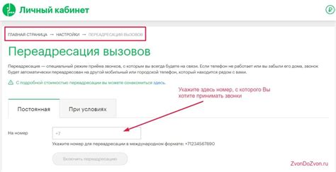 Причина для отключения переадресации Водафон