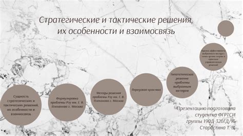 Тактические и стратегические решения Вильгельма
