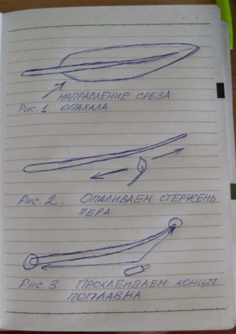 Техника изготовления поплавка