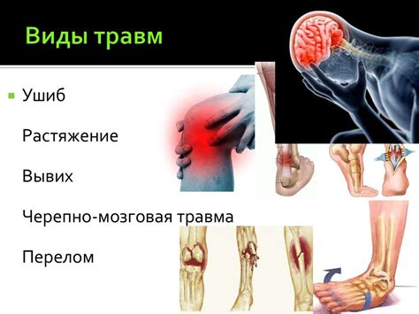 Травмы и инфекции