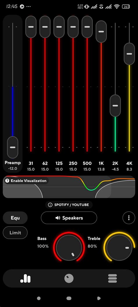 Установка Poweramp Equalizer