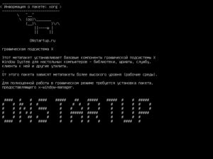 Установка Xorg в Debian
