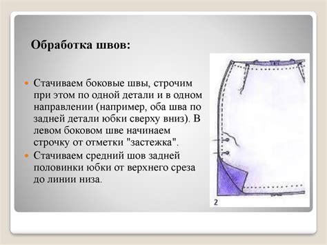 Химическая обработка юбки