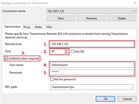 Шаг 4: Настройка автозагрузки transmission remote gui при старте QNAP