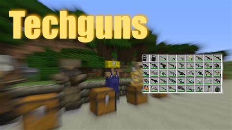  Обзор мода Techguns для Minecraft 1.12.2 