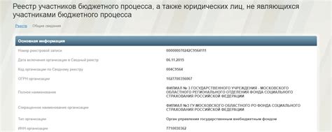 Значимость уникального идентификатора в реестровой записи муниципального задания