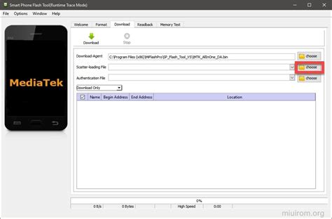 Как применять Sp flash tool с использованием файла проверки подлинности