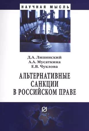 Принципы альтернативных санкций вместо финансовых взысканий
