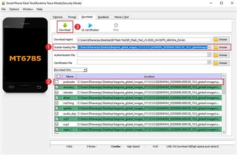  Значение файла аутентификации для Sp flash tool 