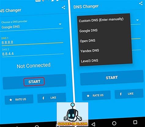 Как узнать DNS на андроиде