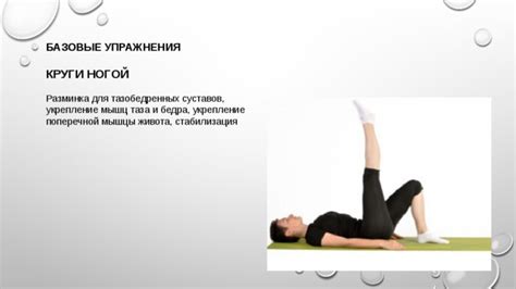 Осуществить комплекс упражнений для живота и тазобедренных мышц
