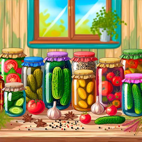 Процесс маринования и хранение