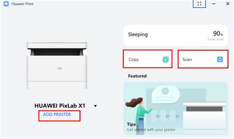 Раздел 3: Подключение и настройка принтера Huawei PixLab X1