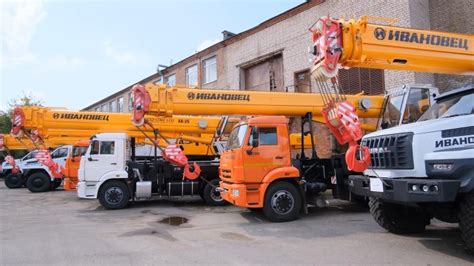 Расширение функциональности и повышение производительности с платоном на автокране 16 тонн
