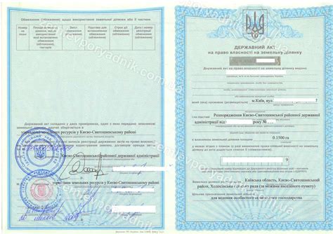 Процесс получения госакта на земельный участок