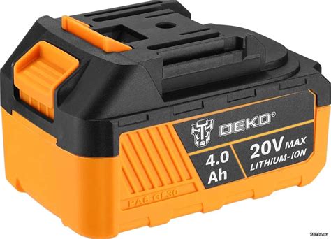 Совместимость аккумуляторов DEKO 20 вольт