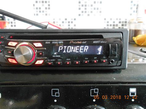 Включение Bluetooth на магнитоле Pioneer MOSFET 50Wx4