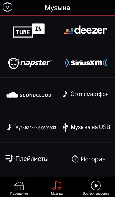 Выберите источник для воспроизведения