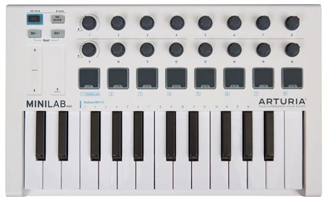 Выбор подходящих настроек для каждого типа звука на Arturia Minilab MK2