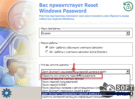 Выбор программы для сброса пароля на телефоне через ПК