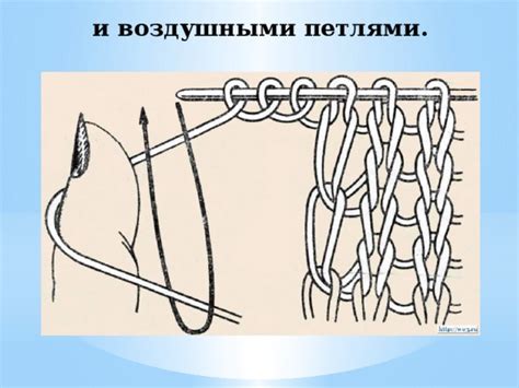 Вязка воздушными петлями