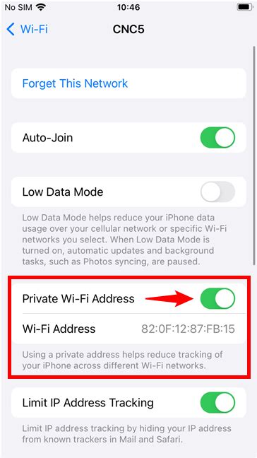 Где найти MAC адрес Wi Fi на iPhone или iPad