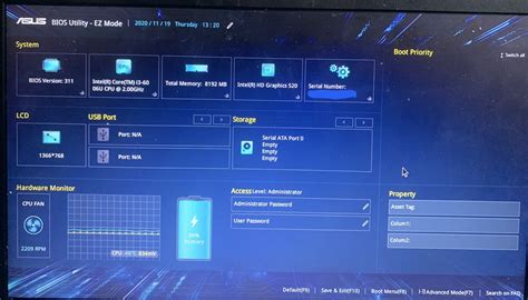 Дополнительные возможности BIOS ASUS UEFI BIOS Utility EZ Mode для расширения функционала