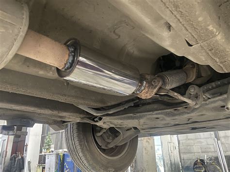 Замена глушителя на более тихий