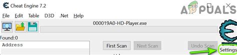 Запуск Cheat Engine и подключение к игре