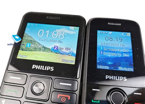 Изменение громкости звонка на Philips Xenium E207