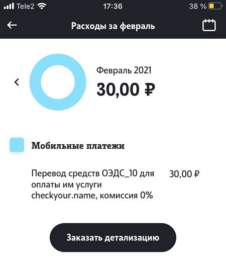 Изменение даты списания через личный кабинет