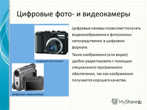 Использование камеры с помощью специального программного обеспечения