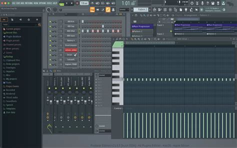 Использование масштабирования для удобства работы с FL Studio