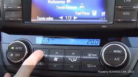 Как включить печку в Toyota RAV4