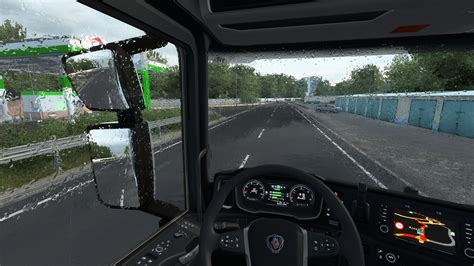 Как избавиться от дождя в Euro Truck Simulator 2