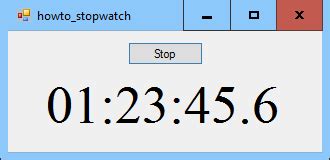 Как использовать Stopwatch в C#