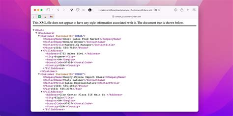 Как подготовить XML файл для загрузки