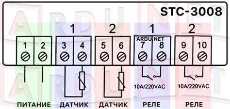 Как подключить STC 3008 к источнику питания