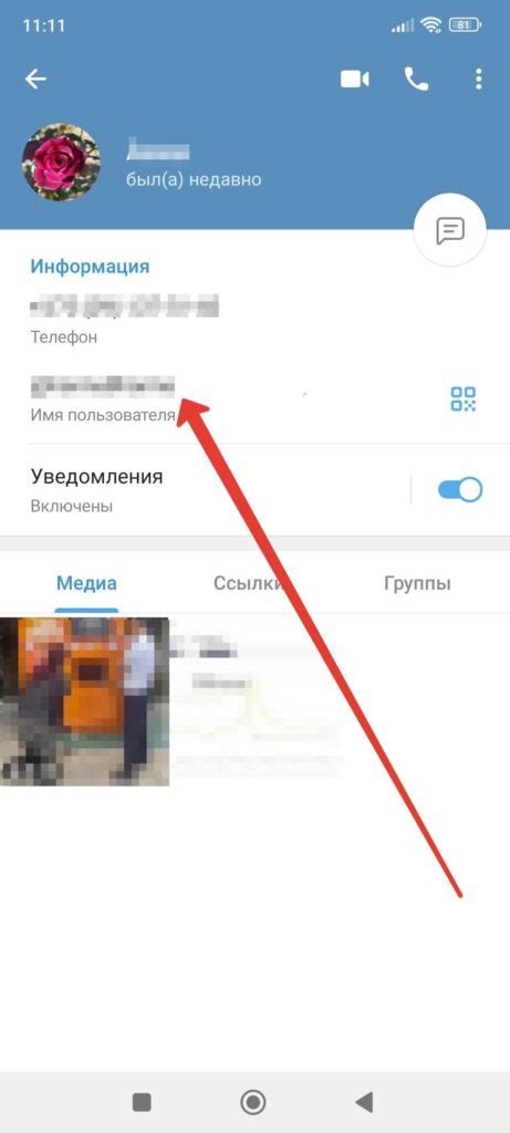 Как узнать ник человека в Telegram