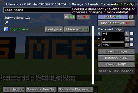 Как установить Litematica в Minecraft 1.16.5