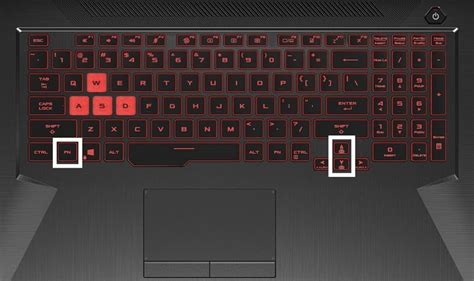 Модели ноутбуков ASUS TUF Gaming A17, поддерживающие подсветку клавиатуры