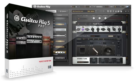 Настройка звучания гитары через Guitar Rig